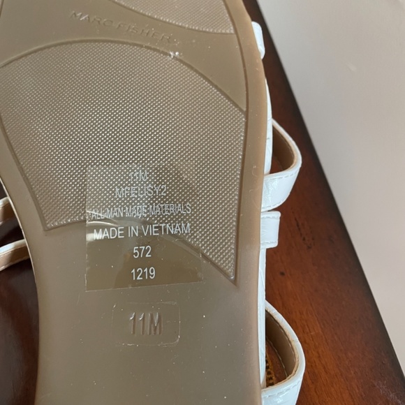 Marc Fisher Croc Embossed Strappy Sandal - Picture 8 of 10